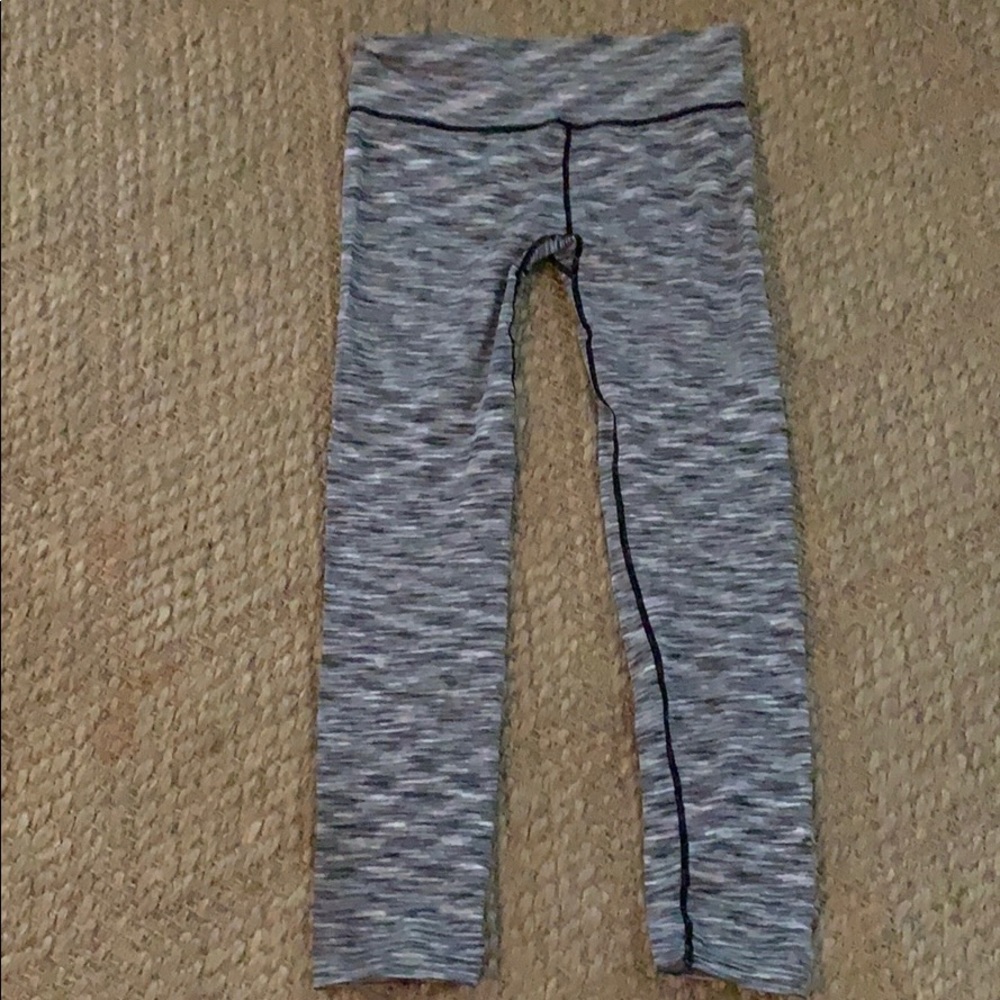 Striped Capri leggings